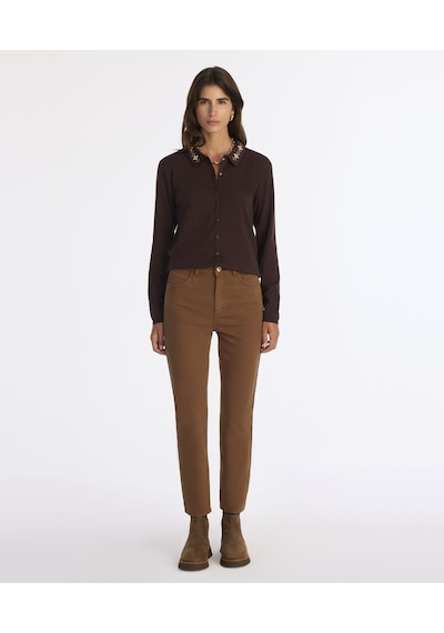 Yargıcı Slim Normal Bel Pantolon 25kkpn3068x 003 Kahverengi