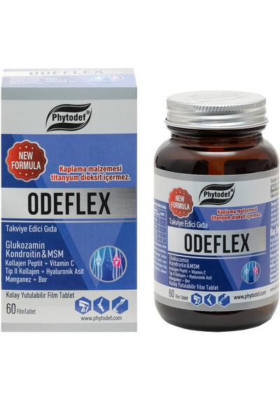 Phytodef Odeflex Glukozamin Kondroitin Msm Tip2 Kolajen 60 Tablet