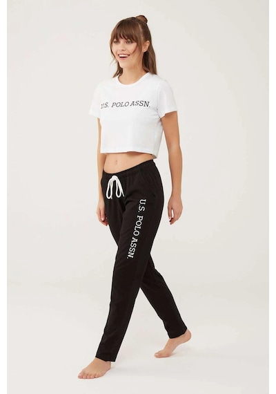 U.S. Polo Assn. Kadın Siyah Pijama Altı 16601