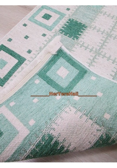 Yamalıhome Şönil Kilim 1420 Turkuaz 80X150Cm