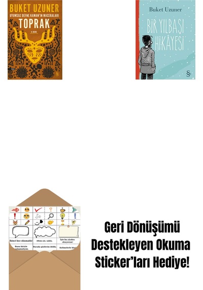 Uyumsuz Defne Kaman'ın Maceraları - Toprak + Bir Yılbaşı Hikâyesi + Okuma Sticker'ları