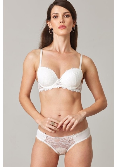 Pierre Cardin 4561 Balenli Dantelli Destekli Sütyen Takım