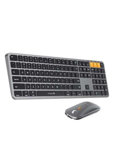 Protoarc Km100-a Uzay Grisi Bluetooth Mac Uyumlu Sessiz Klavye Mo