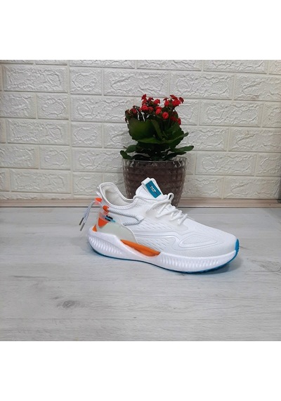 M.p 1659 Beyaz Renk Kaymaz Rahat Hafif Spor Ayakkabı 001