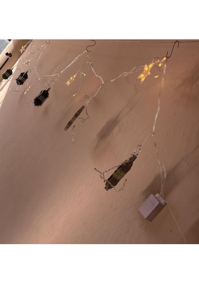 Ramazan Kandil Desenli 3 Metre Yıldız Perde Led Gün Işığı
