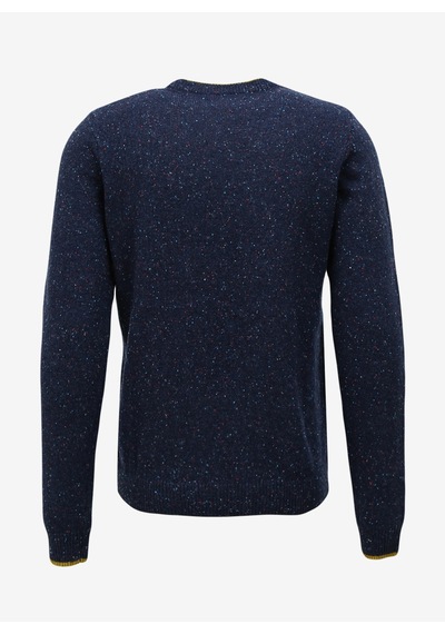 Fred Mello Bisiklet Yaka Slim Fit Lacivert Erkek Kazak Fm23w35mg