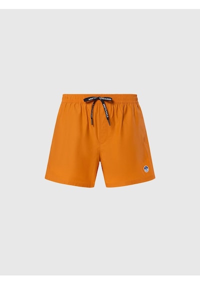 North Sails Basic Volley Erkek Deniz Şortu 36cm-33380 Turuncu