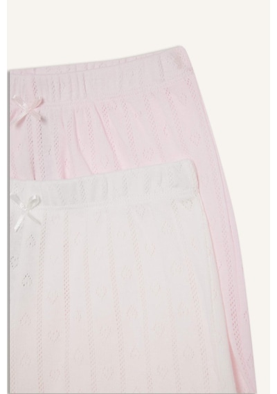 Defacto Kalp Desenli 2li Boxer Kız Çocuk H4182a826sppn344 Pembe-pn344