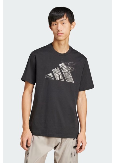 Adidas City Escape Erkek Siyah Spor Tişört Jı6788 Siyah
