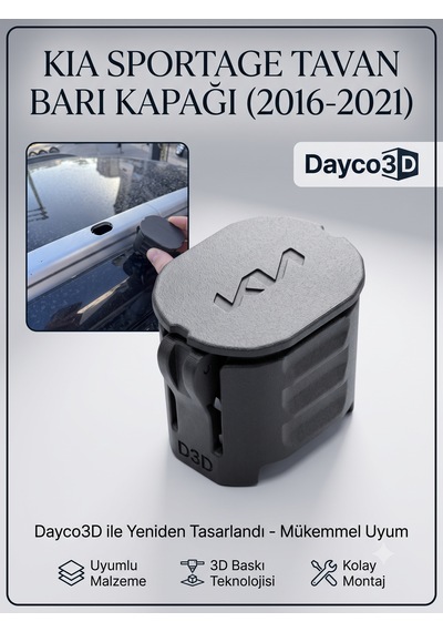 Kia Sportage Araçlarla Tam Uyumlu Olarak Tasarlanmış Tavan Barı Kapağı 2016-2021 Model Yılları Arasına Uyumludur. 0000