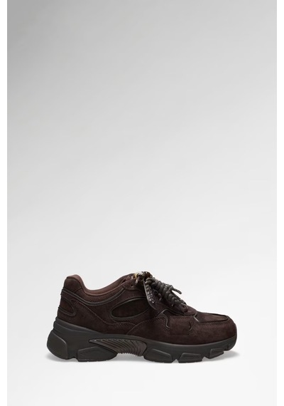 Guess Irrina Kadın Deri Sneaker Ayakkabı Flfırrsue12 Kahve