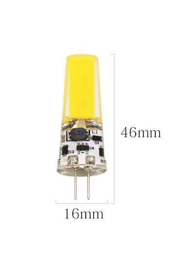 5 Adet 220 Volt 9 Watt G4 Led Ampül Beyaz Işık