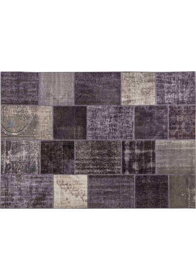 Mudo Home Lıma Koyu Gri El Dikişi Patchwork Halı 200x300 Cm 11182700