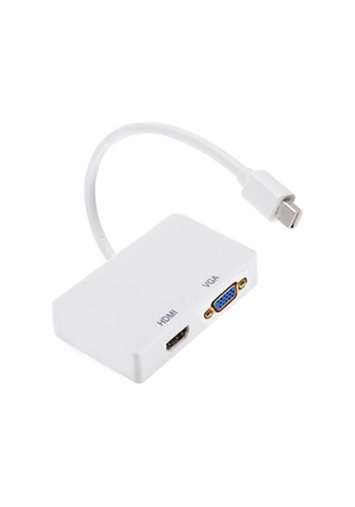 Mini Displayport To Vga Hdmı Çevirici 1080P Mini DP to Vga Hdmi Dönüştürücü Kablo