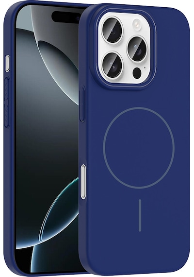 Apple iPhone 16 Pro Max Uyumlu Kılıf Magsafe Şarj Özellikli Zore Ruby Silikon Kapak - Lacivert Lacivert Apple iPhone 16 Pro Max Uyumlu Kılıf Magsafe Şarj Özellikli Zore Ruby Silikon Kapak - Lacivert Lacivert