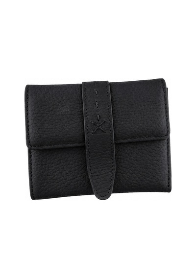 Alphaclub Bag Kadın Hakiki Deri Siyah Renk Çıtçıtlı Kartlık Ve Cüzdan