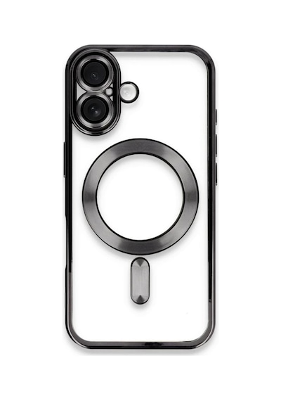 Apple iPhone Uyumlu  16 Plus Uyumlu Kılıf Kross Magneticsafe Kapak - Siyah