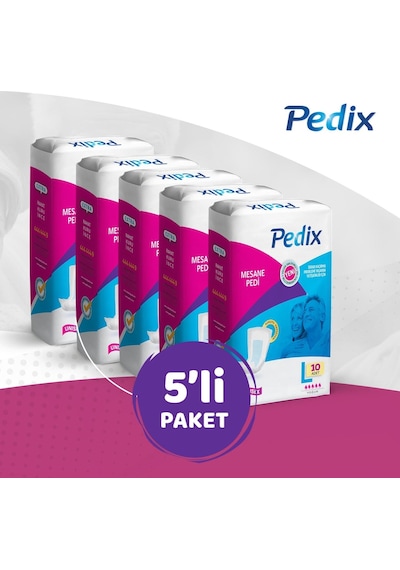 Pedix Mesane Pedi Unisex Büyük Boy Large L 50 Adet