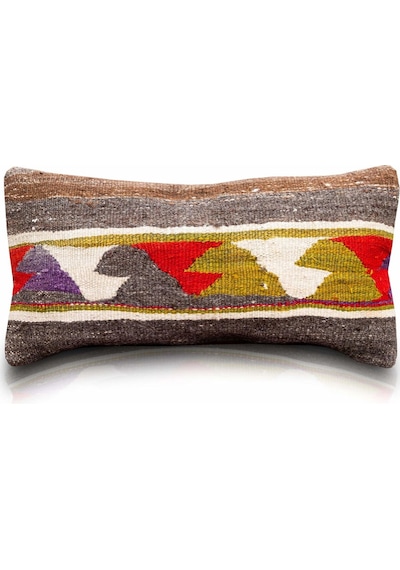 Vintage Kilimli Yastık Kılıfı Pllwrec2459 - 30x60