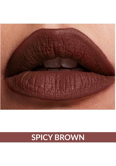 Avon Power Stay Kalıcı Likit Mat Ruj Spicy Brown