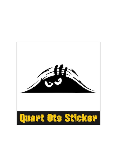 Bagajdan Bakan Adam Oto Sticker, Araba Sticker (222340733)