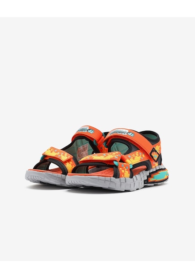 Skechers Megasplash 4k Büyük Erkek Çocuk Turuncu Sandalet 402161l Orbk Turuncu