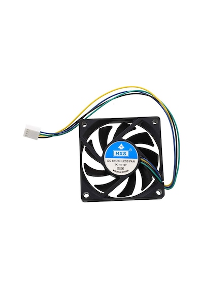 Dc 12v 8 Cm 4pin Fan 8x8x1.5cm Fan 4 Pinli 8cm Fan 1 Adet