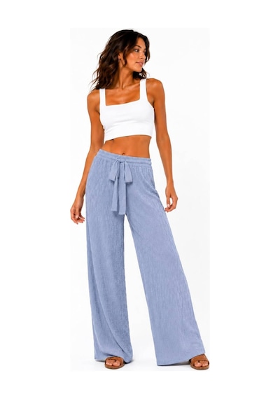 Hira Life Fashion Kadın Kumaşı Kabartma Detaylı Bol Paça Ve Önü Bağcıklı Salaş Burgu Şık Pantolon Gri Gri Hira Life Fashion Kadın Kumaşı Kabartma Detaylı Bol Paça Ve Önü Bağcıklı Salaş Burgu Şık Pantolon Gri Gri