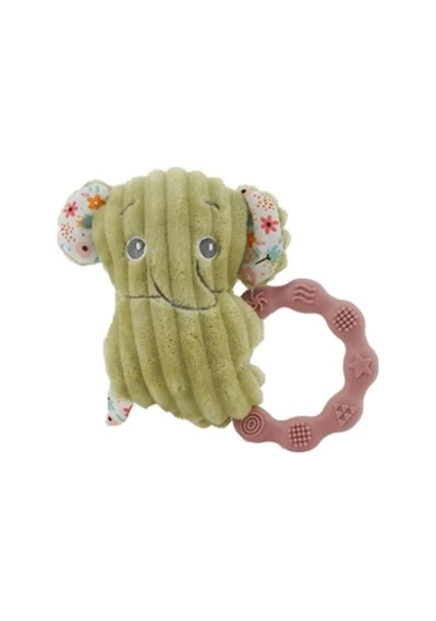 Prego Toys Dişlik Ve Çıngıraklı Oyuncak Fil - Standart Standart Standart