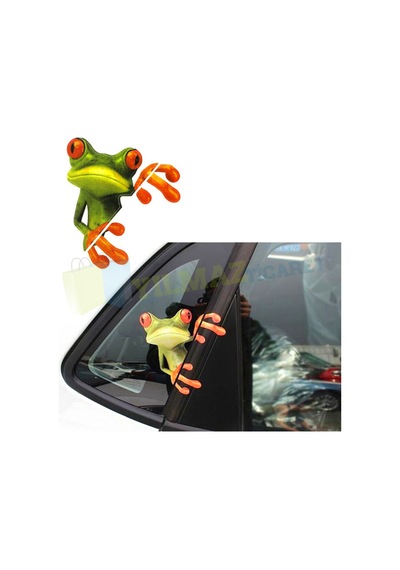 Kurbağa Kelebek Cam Kapı Oto Sticker Araba Yapıştırma Etiket