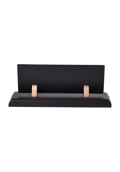 Sanatbloğu Sublimasyon Baskılı Siyah Ahşap Masa Üstü Organizer İsimlik Clk-523 Diğer