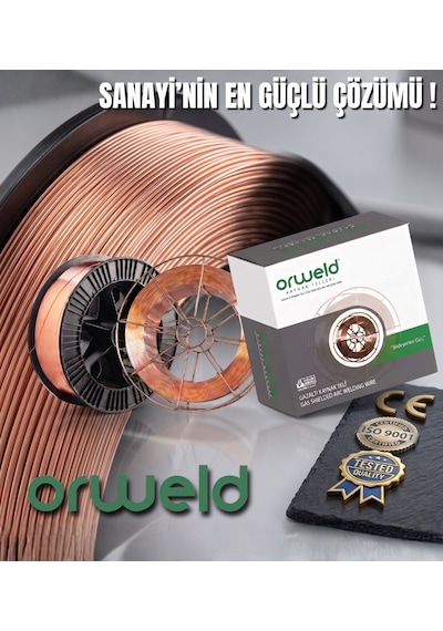 Orweld Orw Sg2 1mm Gazaltı Kaynak Teli 1 Makara 15kg