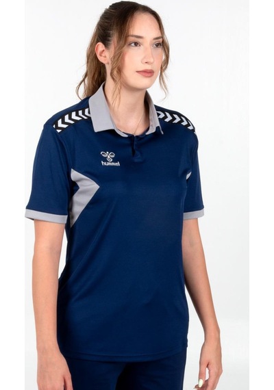 Hummel Otantik Polo Yaka Kamp Tişört Lacivert