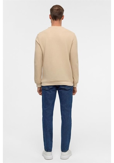 Süvari Bej Regular Bisiklet Yaka Sweatshirt Tr2013700460-bj3 Bej