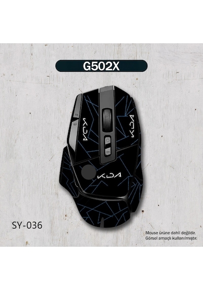 G502x Uyumlu Mouse Grip Tape Kaymaz Tutuş Bandı, Dekoratif Koruyucu Kaplama Sticker Sy-036