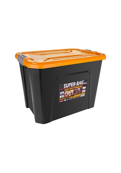 Renkli Kapak Yok 60 Litre Superbag Saklama Kutusu Siyah Kapaklı Rankli Kapak Bitti 60 Lt Diğer