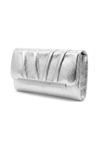 Varol 441 Clutch Kadın Portföy Çanta Gümüş
