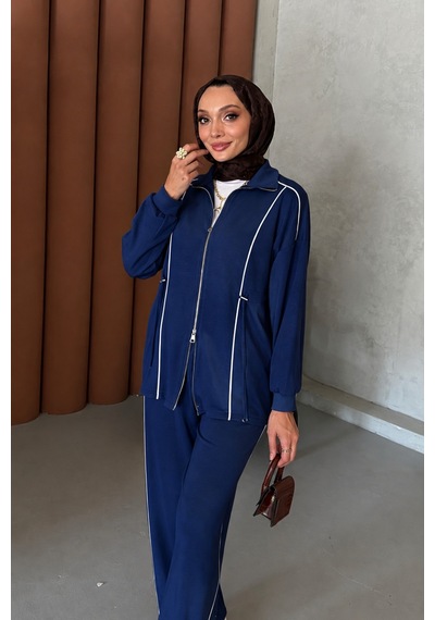 Riella Butik Joao Tesettür Takım Lacivert