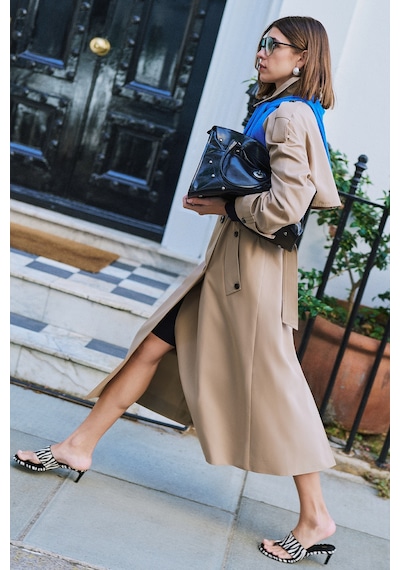 Manuka North Tasarım Kruvaze Trençkot Camel Aw26trc00001-05