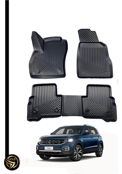 Volkswagen Golf 7 3d Birebir Uyumlu Havuzlu Kauçuk Bohem 3d Oto Paspas