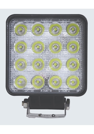 Led Kare Çalışma Lambası 16 Led 10/30v E-belgeli 48w - Wolfram 31909