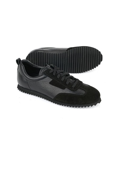 Ziya, Erkek Hakiki Deri Sneaker 1611026z441 Siyah 1611026z441 000