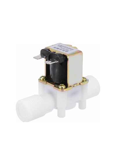 12v Plastik Solenoid Valf Nc Elektrikli Manyetik Su Akış Vanası Kontrol Bahçe Sulama Çamaşır
