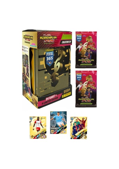 Adrenalyn Fifa 365 - 2024 Trading Card Tin Box - Metal Kutulu Futbolcu Kartları 1 Kutu