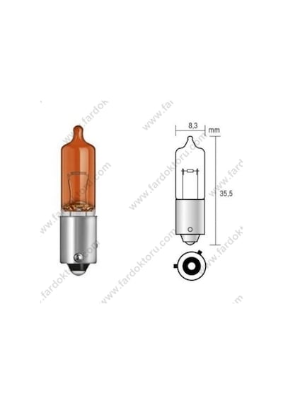 Fardoktoru Hy21W Oto Ampul Turuncu Sinyal Ampülü Photon Ph5714Na