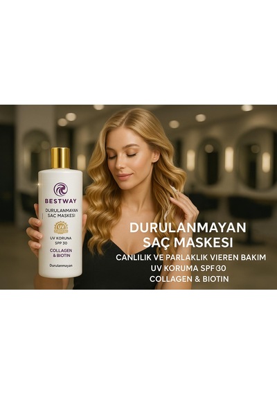 Bestway Kolajen Ve Biotin Durulanmayan Saç Maskesi