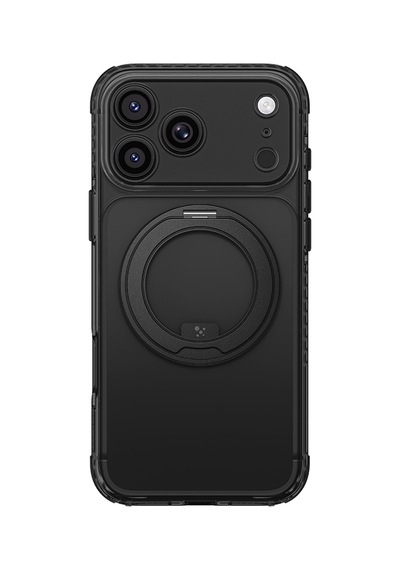 Apple iPhone Uyumlu 18 Pro Max Kılıf M-safeli Airbag Standlı Lens Korumalı Amazingthing Titan Pro Magspin Siyah