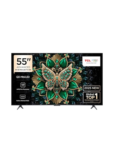 TCL 55C6K 4K UHD QD-MINILED 55" 144HZ GOOGLE TV