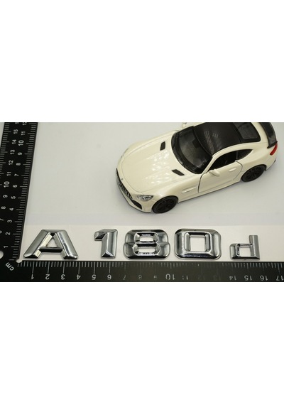 A180d Bagaj Krom Metal 3M 3D Yazı Logo