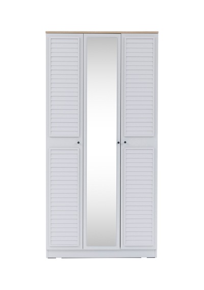 Taiga 3 Kapaklı Gardırop Y:209 G:103 D:52 / Buz Gri